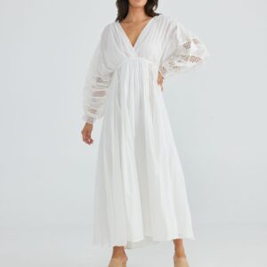Pharaoh Dress - White