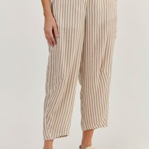 Wide Linen Pant - Button Front