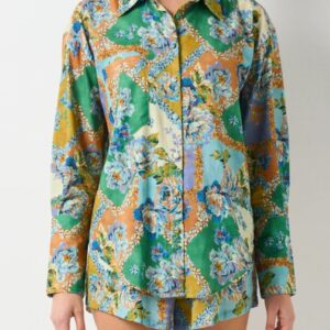 Ritz Shirt - Peony Patchwork