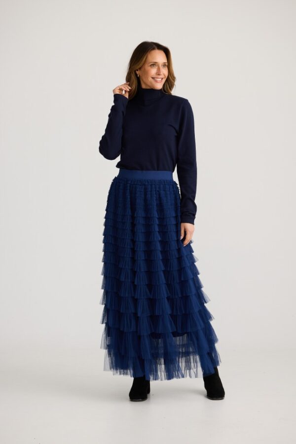Chance Skirt - Navy - Image 3