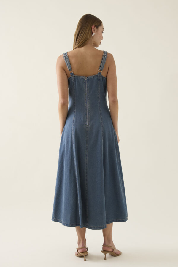 Sofie Denim Tank Dress - Drift - Image 3