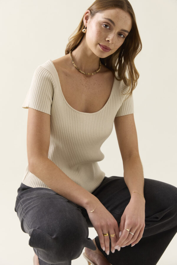 Adele Knit T-Shirt