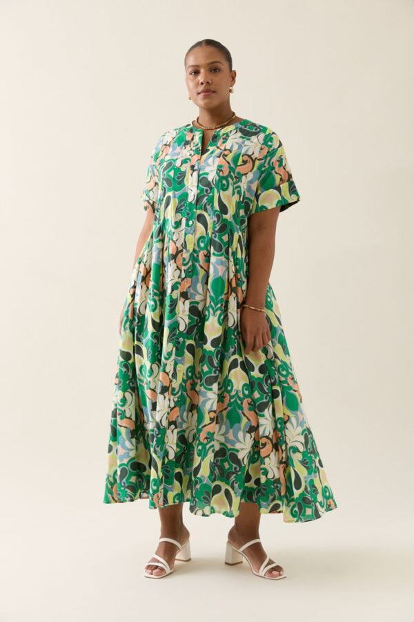 Aurora Pleat Maxi - Paisley - Image 4