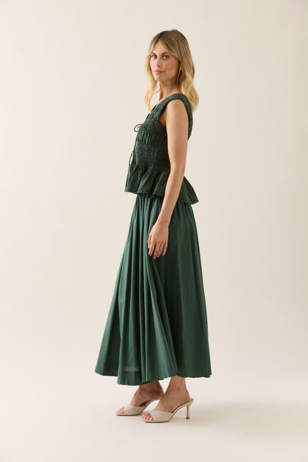 Esther Shirred Tank - Myrtle - Image 2