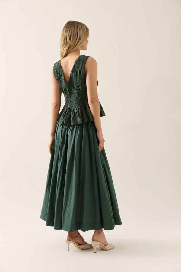Esther Shirred Tank - Myrtle - Image 3