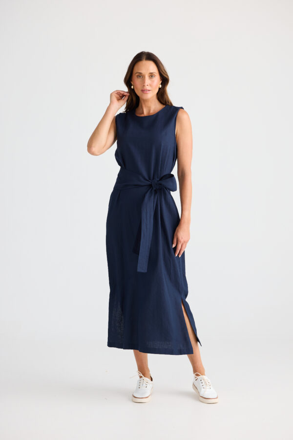 Turning Point Dress - Navy
