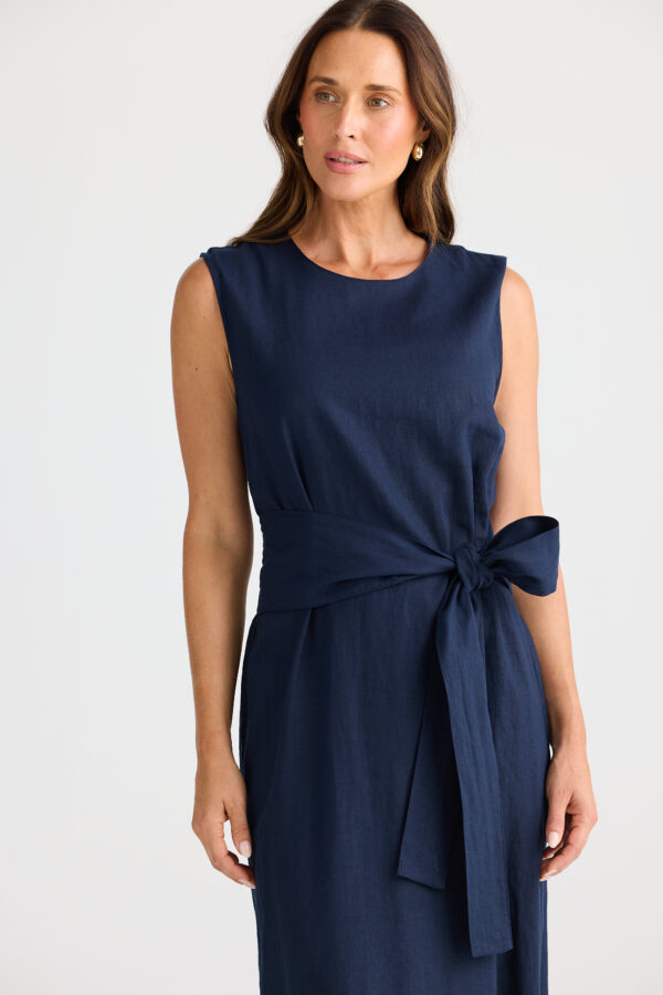 Turning Point Dress - Navy - Image 2