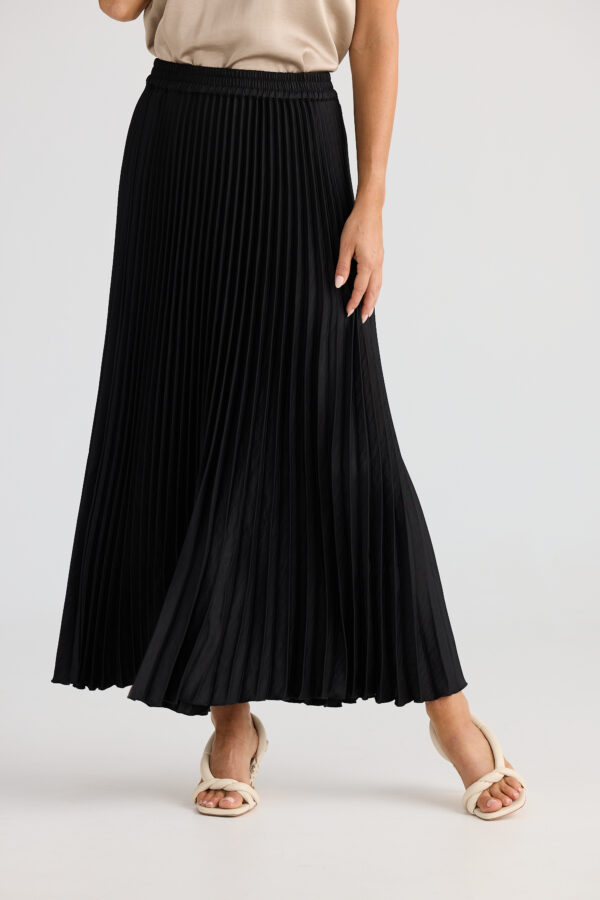 Alias Satin Pleated Skirt - Image 2