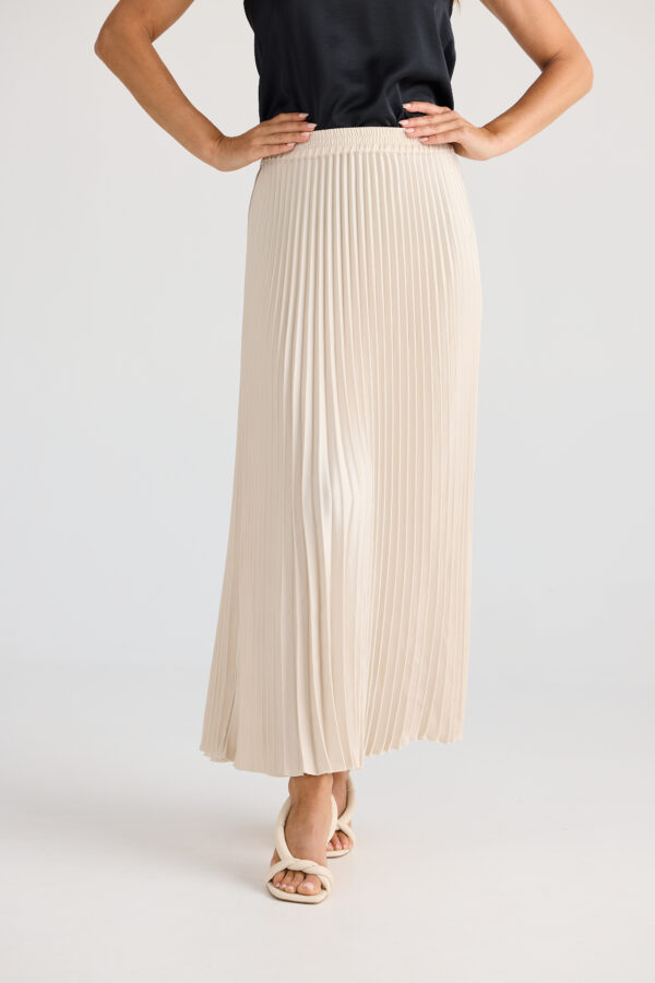 Alias Satin Pleated Skirt - Image 4