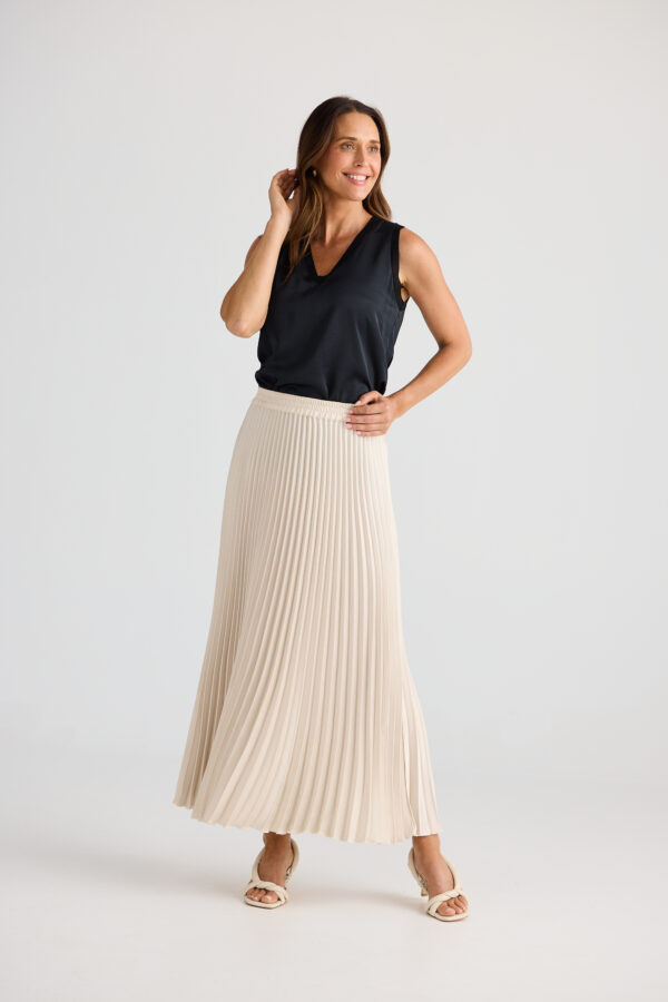 Alias Satin Pleated Skirt - Image 6