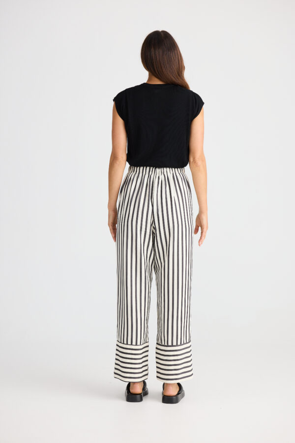 Portia Pant - Black Stripe - Image 3