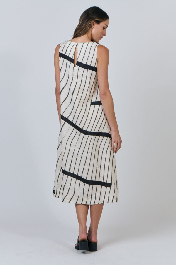 Linen Tank Dress - Isobars - Image 2