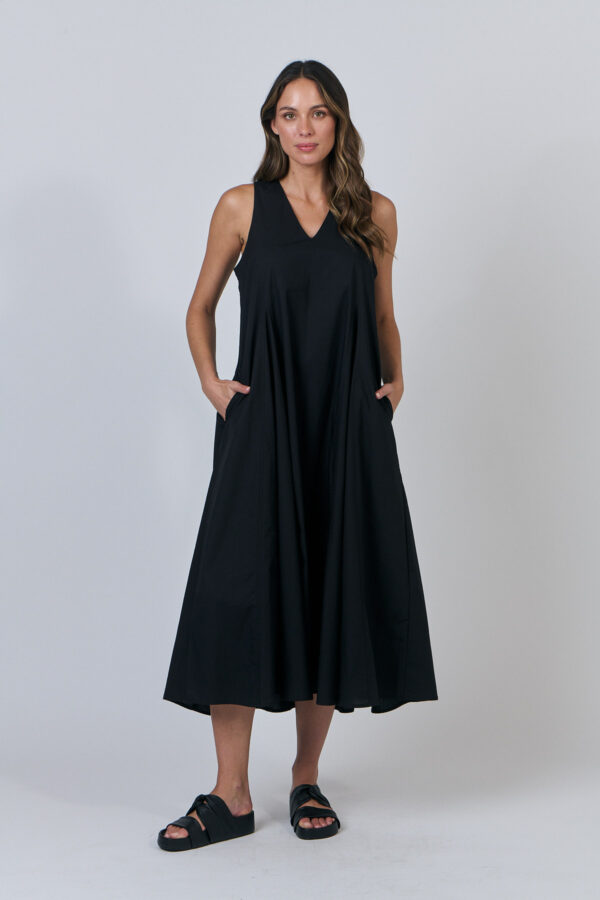 A-Line Cotton Poplin Dress