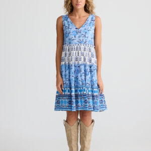 Lucky Charm Dress - Blueberry Fields