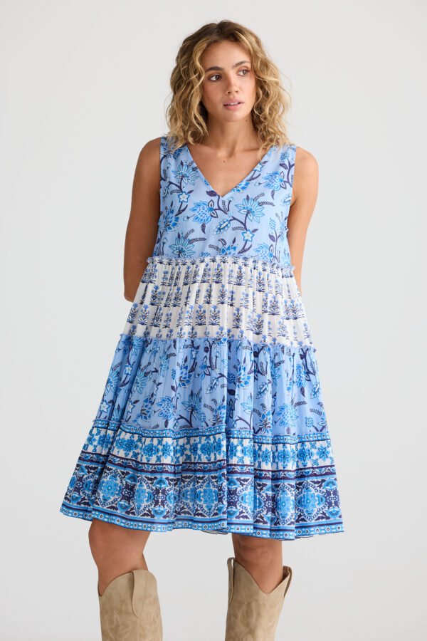 Lucky Charm Dress - Blueberry Fields - Image 3