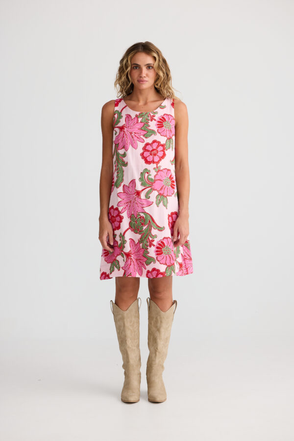 Zephyr Dress - Pink Ibiza
