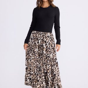 Daphne Long Sleeve Dress - Savannah Print