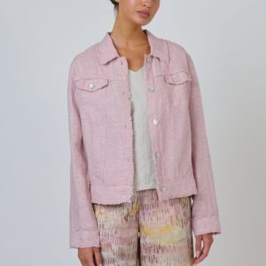 Linen Jacket - Radish