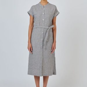 Refined Linen Dress - Rue