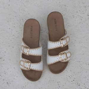 Linen Slide - White