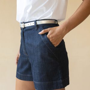Ivy Denim Short - Dark Blue