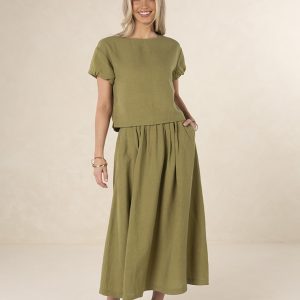 Sola Skirt - Olive